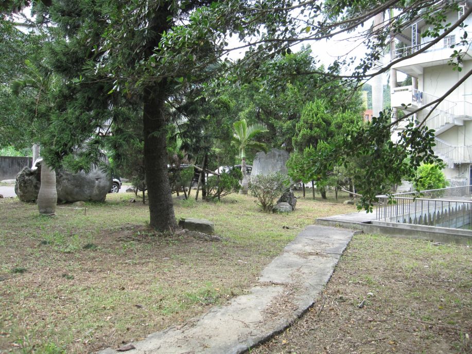 The garden and dormitory in factory